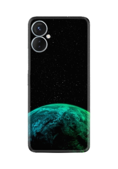 Tecno Spark 9t Kılıf Resimli Desenli Silikon Platinium Series Green World 2 1865