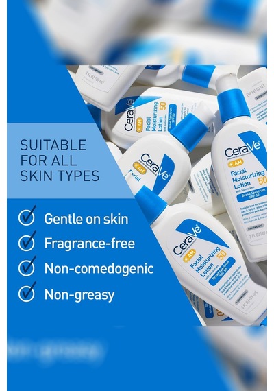 Cerave Spf50 Nemlendirici Yüz Losyonu 89ml
