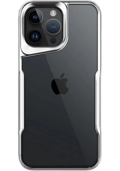Newface Apple iPhone Uyumlu 14 Pro Max Kılıf Boyi Silikon Kapak Semeglbl - 47 - Gümüş