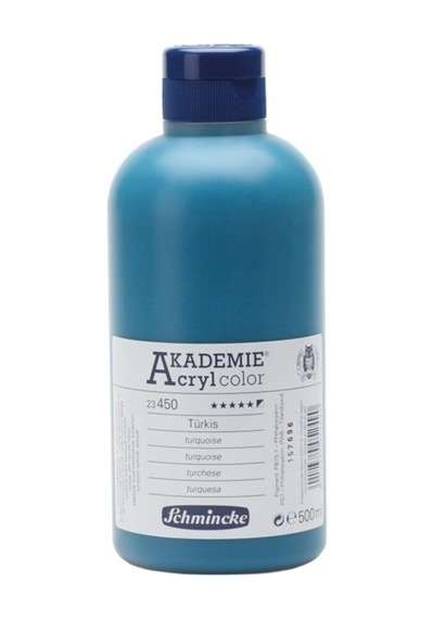 Schmincke : Akademie Akrilik Boya : Turquoise : 500 Ml