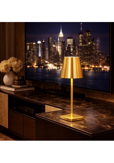 Cata Ct 8437 İstanbul Gold Kasa Şarjlı Masa Lambası 3 Renk
