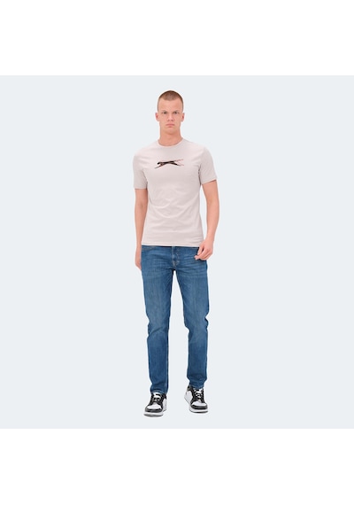 Slazenger VEDRAN KTN Erkek  Taş Gri Tişört