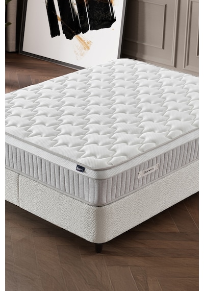 Bohem Plus Ortopedik Çift Kişilik Yatak Destek Süngeri Ve Thermofelt Teknolojisi Ekru