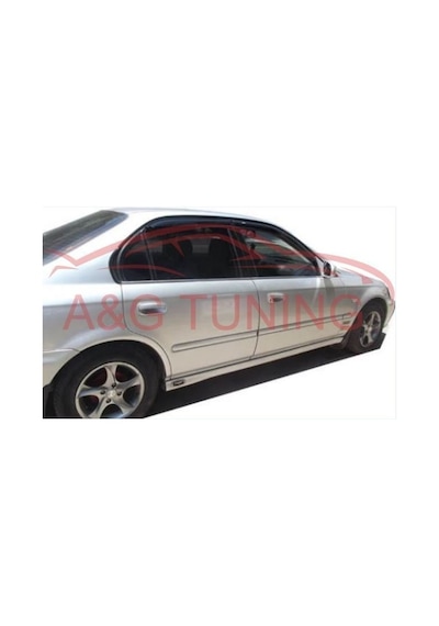 Honda Civic Krom Cam Çıtası Tk 1996-2002 4Prç Paslanmaz Çelik N11.4481