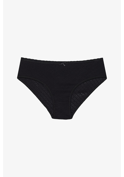 Penti Soft Pointel Basic 3'lü Pamuklu Çok Renkli Hipster Külot