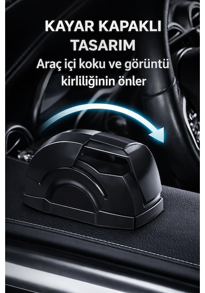 Mega Oto Market Araç İçi Cam Kenarı Küllük Kapaklı Açılır Kapanır Oto Kapı Küllüğü Araba Küllüğü