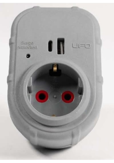 Tekli Akım Korumalı 5v 2 4a Usb Ve Type-c İle Hızlı Şarj Anahtarlı Topraklı Priz Sürekli Koruma 16a 250v Max 350 Genel