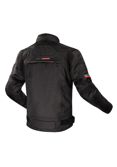 Ls2 Shadow Siyah - Kırmızı 4 Mevsim Motosiklet Montu
