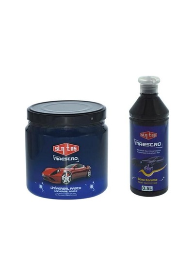 Sintaş Maestro Kalın Pasta 500 Gr + Sintaş Boya Koruyucu Wax 500 Gr