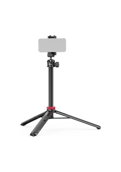Ulanzi Mt-44 Selfie Çubuğu Telefon Ve Kamera İçin Tripod Maks. 146 Cm Yüksekliğinde Uzatılabilir Siyah/kırmızı
