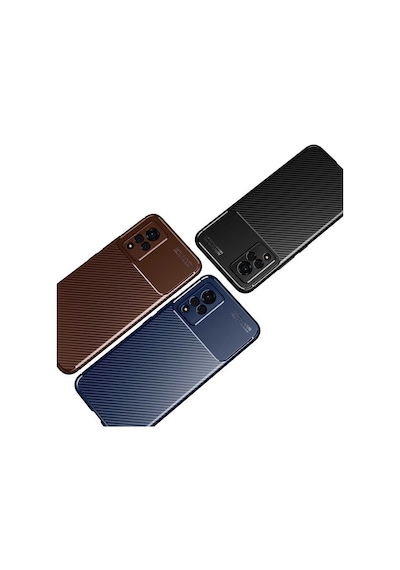 Goocamp Vivo V21 Kılıf Negro Silikon Kapak - Kahverengi Kahverengi