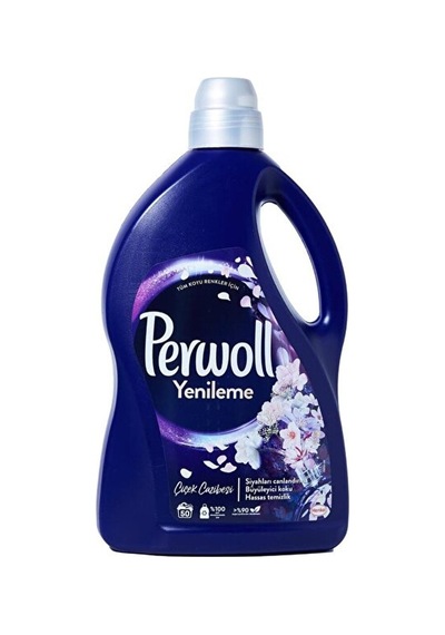 Perwoll Çiçek Cazibesi Koyu Renkler Hassas Bakım Çamaşır Deterjan 2950 ML