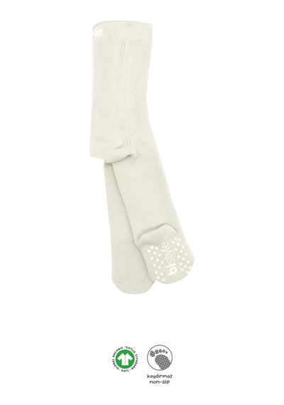 Melonika Kaymaz Basic Külotlu Çorap 50501 Ekru Çok Renkli
