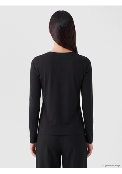 Lcw Everyday Siyah U Yaka Taşlı Kadın Body