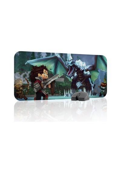 Hytale Kaymaz Dikişli Kauçuk Oyuncu Mousepad V3 - 70x30 Xl Gaming Mouse Pad Fare Altlığı
