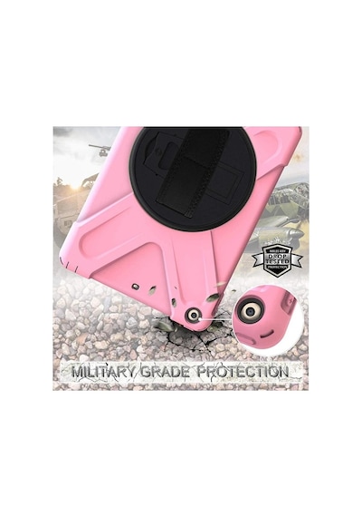 Apple iPad Uyumlu, Pro 10.5 3 Katmanlı Standlı Zırh Kılıf/shockproof Case- 5775