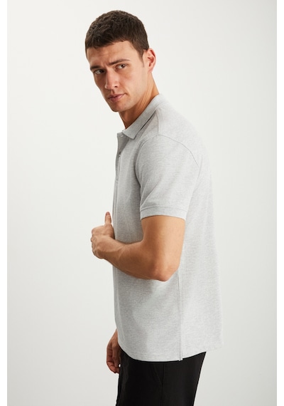 Grimelange Tarnex Erkek %100 Pamuk Kısa Kollu Regular Fit Grimelanj Polo Yaka T-shirt