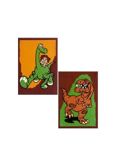 Eğitici Ve Eğlenceli Kum Boyama Seti-disney İyi Bir Dinozor Butch & Arlo-spot Ds-23