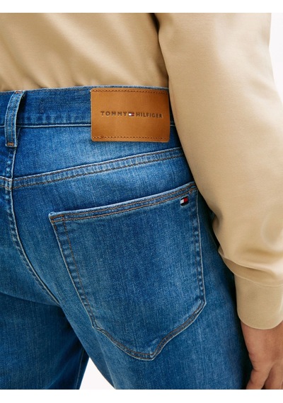 Tommy Hilfiger Erkek Bleecker Slim Fit Indigo Kot Pantolon İndigo