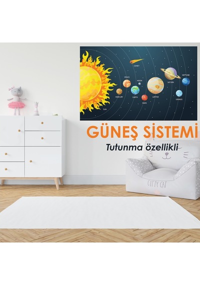 Güneş Sistemi Statik Kağıt Tahta