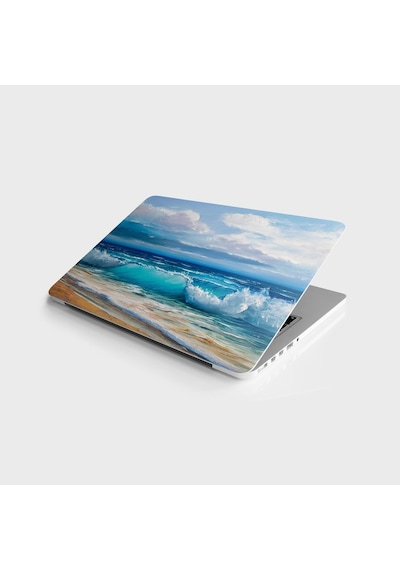 Laptop Sticker Bilgisayar Notebook Pc Kaplama Etiketi Deniz Yağlı