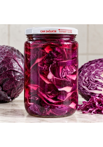500 Gr Mor Lahana Turşuluk Taze, Çıtır, Ev Yapımı Lezzet