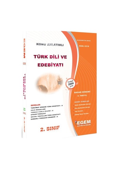 Aöf Türk Dili Ve Edebiyatı Egem Bahar Konu Soru Bankası
