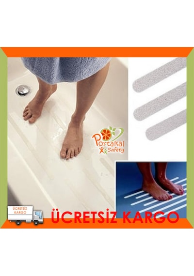 Portakal Safety Banyo Zemin Kaydırmaz Bant-Beyaz (118724111) Portakal Safety Banyo Zemin Kaydırmaz Bant-Beyaz (118724111)