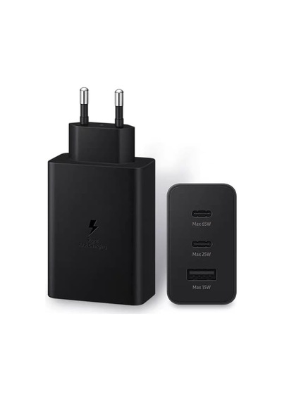 Trw385 65w Type-c Ve Usb Çıkışlı Hızlı Şarj Adaptörü - 3 Portlu Duvar Şarj Aleti