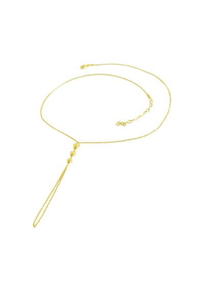 Şık 3 Sıra Kalp Model Gümüş Şahmeran Bileklik Taşsız - Rose Gold