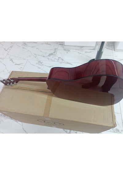 J&d Guitars Ag-6/lh-nl Solak Model Jumbo Kasa Akustik Gitar-solak