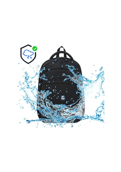 Seventeen Unisex Laptop Bölmeli Suya Dayanıklı 4 Bölmeli Okul, Seyahat Ve Günlük Kullanım Sırt Çantası 4905 Siyah-sarı