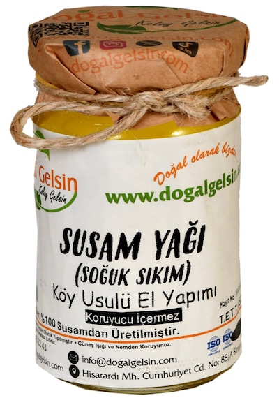 Doğal Gelsin Soğuk Sıkım Susam Yağı 100 ML