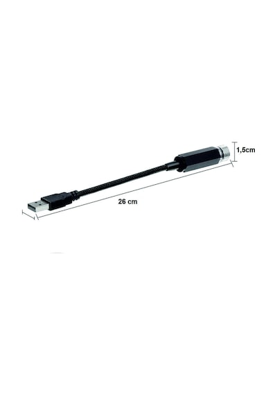 Usb Yıldız Tavan Ledi 26cm 5 Modlu Kırmızı Renk