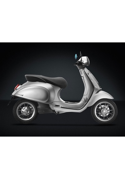 Vespa GTS-GTV Amblem Yan Panel *Siyah* / RIZOMA