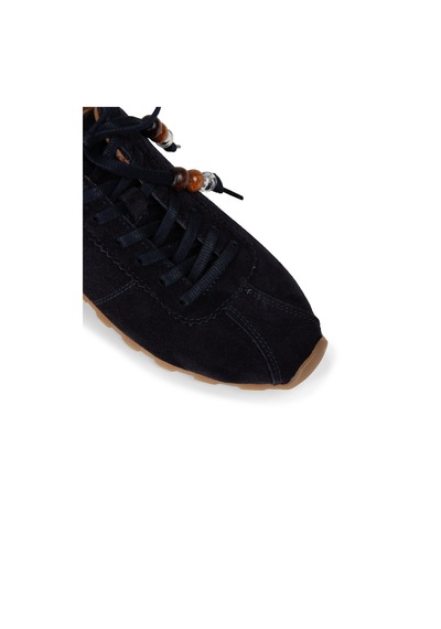 Deery Kadın Hakiki Süet Lacivert Sneaker Ayakkabı - M5129zlcvc01 Lacivert