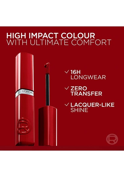 L'oreal Paris Infaillible Laque Resistance Likit Parlak Ruj - 550 Noir Cherry Sku: Smg8690010501035