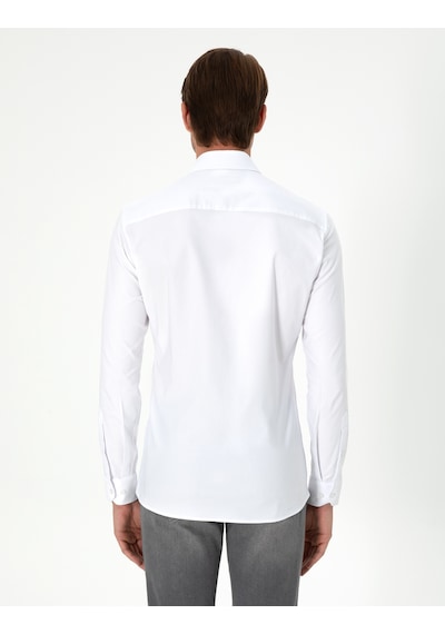Pierre Cardin Erkek Beyaz Gömlek Desenli 50292264-vr013