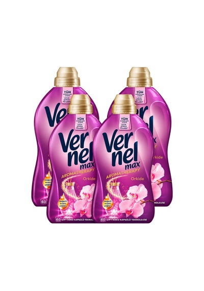 Vernel Max Aromatherapy 1440 Ml Orkide X 4 Adet 4'lü Set