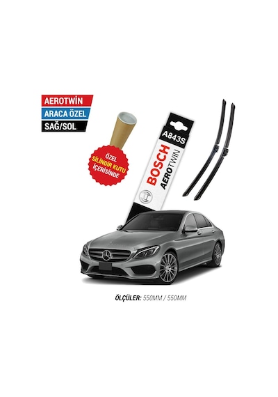Bosch Aerotwin A843S Mercedes C W205 Silecek (2016-2020)