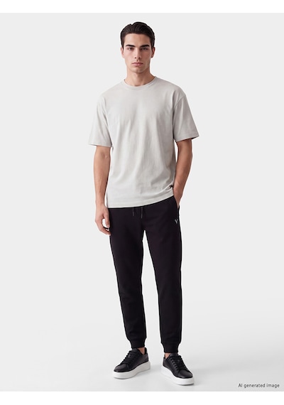 Lcw Eco Siyah Regular Fit Erkek Jogger Eşofman Altı