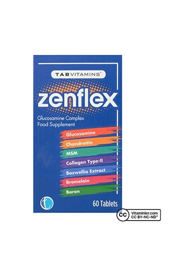 Tabvitamins Zenflex Glukozamin 60 Tablet