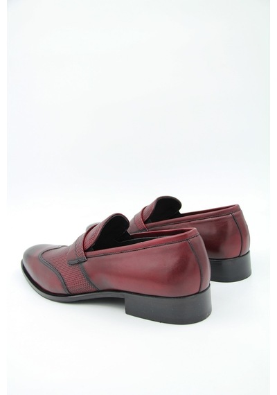 Oggi 013700-60 Erkek Klasik Ayakkabı - Bordo-bordo