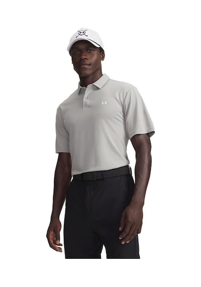 Under Armour T2g Pique Erkek Gri Polo Yaka Tişört