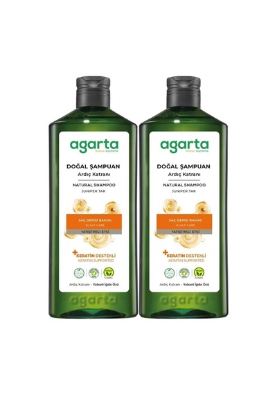 Agarta Doğal Şampuan 400 Ml Ardıç Katranı Ve Keratin Kepekli 23813862
