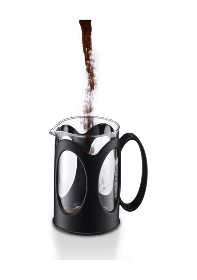 Kenya Kahve Hazırlayıcı French Press Sistemi, Kalıcı Paslanmaz Çelik Filtre Siyah, Siyah, 0,5l Diğer