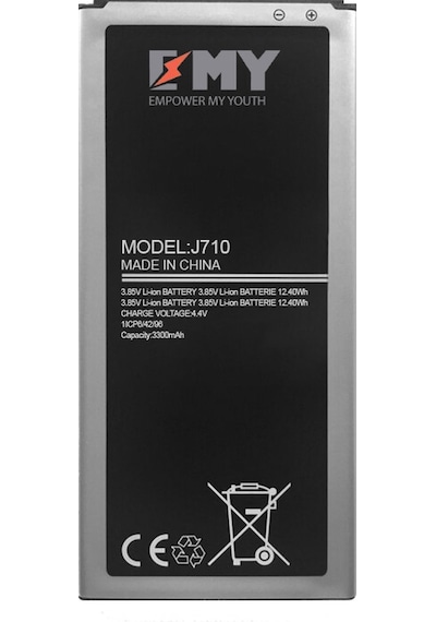 EMY Samsung Galaxy Uyumlu J7 2016 J710 3300 mAh Batarya