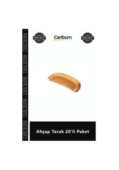 Ahşap Tarak 20'li Paket Özel Gün Ürünü Etkinlik Gereci