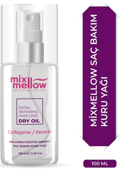 Mixmellow Kolajenli Ekstra Onarıcı Saç Bakım Kuru Yağı 100ml
