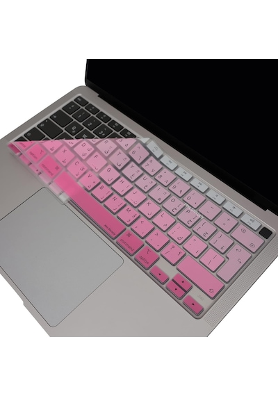 Macbook Air 13 Arapça Klavye Koruyucu A1932 A2179 A2337 M1 Uk Iso Ters L Enter Uyumlu Arabi